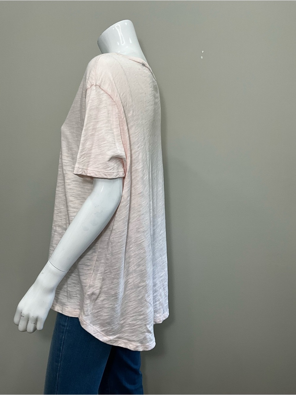 ATM Anthony Thomas Schoolboy Melillo Pale Pink Slub Crewneck Tee M - Picture 7 of 10